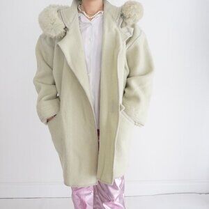 Vintage Lundstrom Laparka Canada 100% Wool Winter Liner Coat S